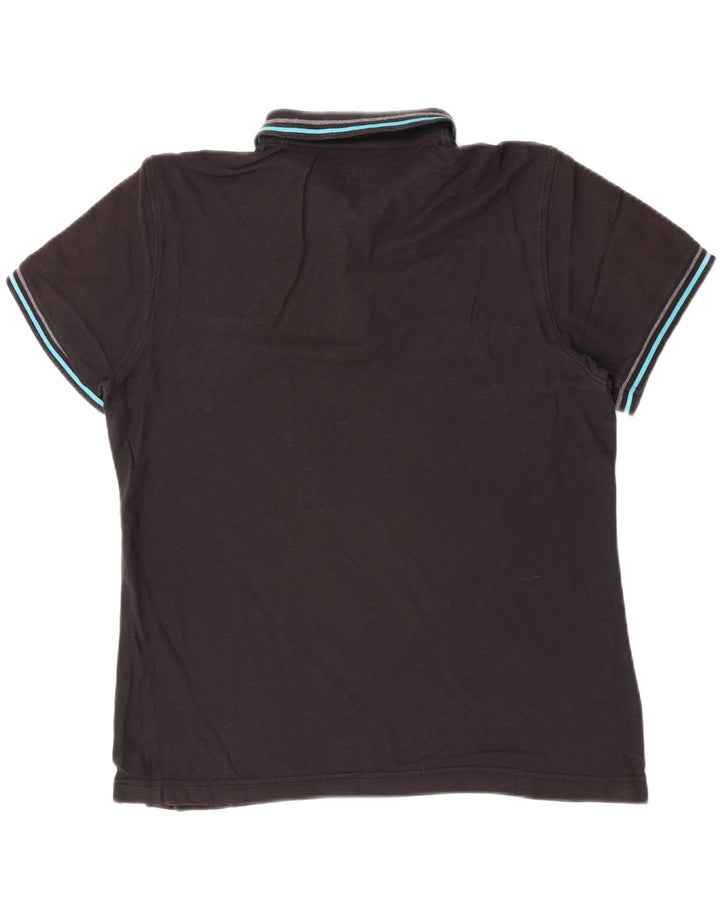 Lotto Mens Polo Shirt Medium Black Cotton