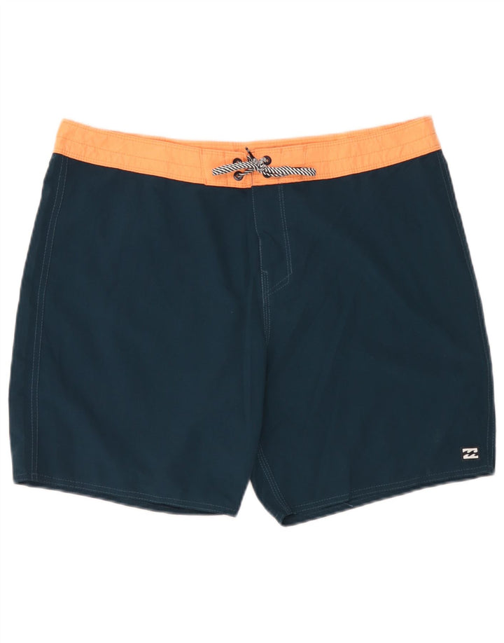 Billabong Mens Swimming Shorts Large Navy Blue Polyester