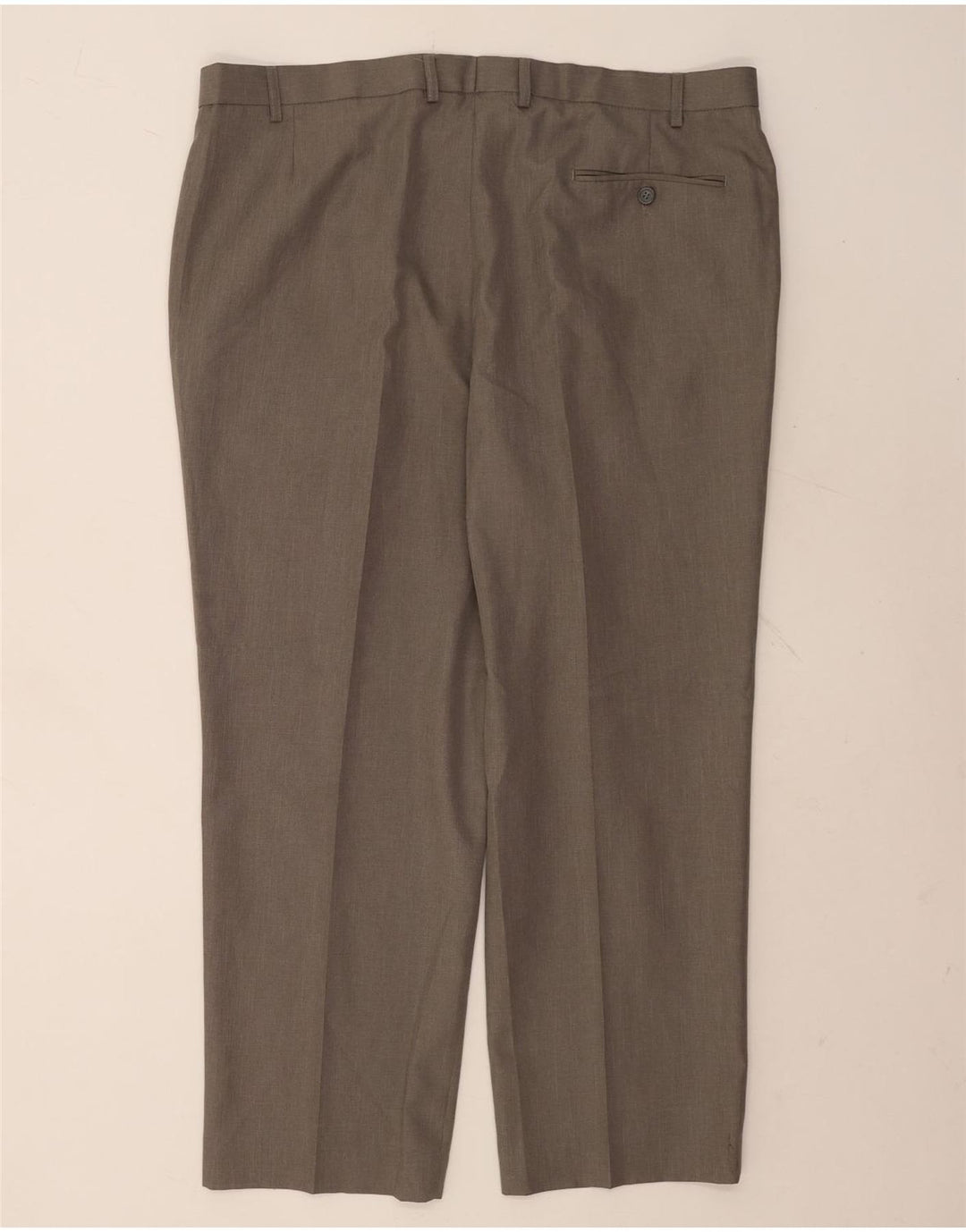 Marks & Spencer Mens Tailored Fit Pegged Suit Trousers W42 L29 Grey