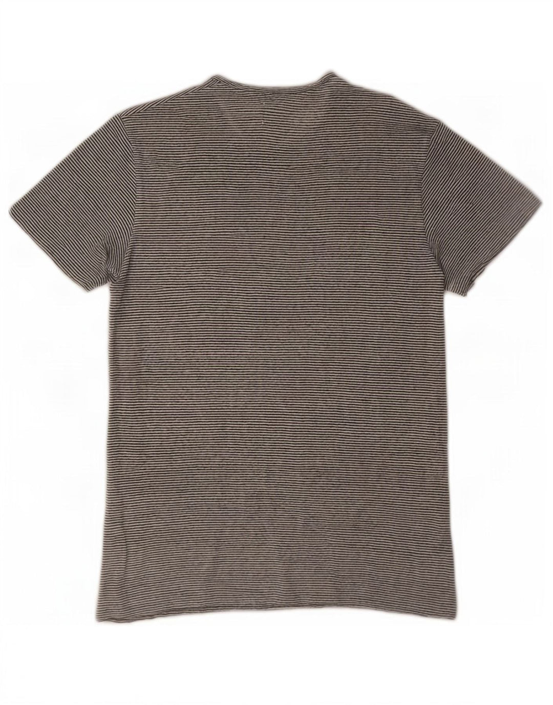 Męski T-shirt Zara, top w małe, białe paski