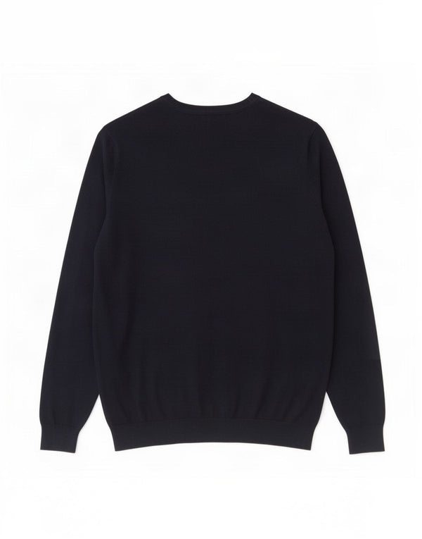 Ανδρικό πουλόβερ Zara Boat Neck Jumper Medium Navy Blue