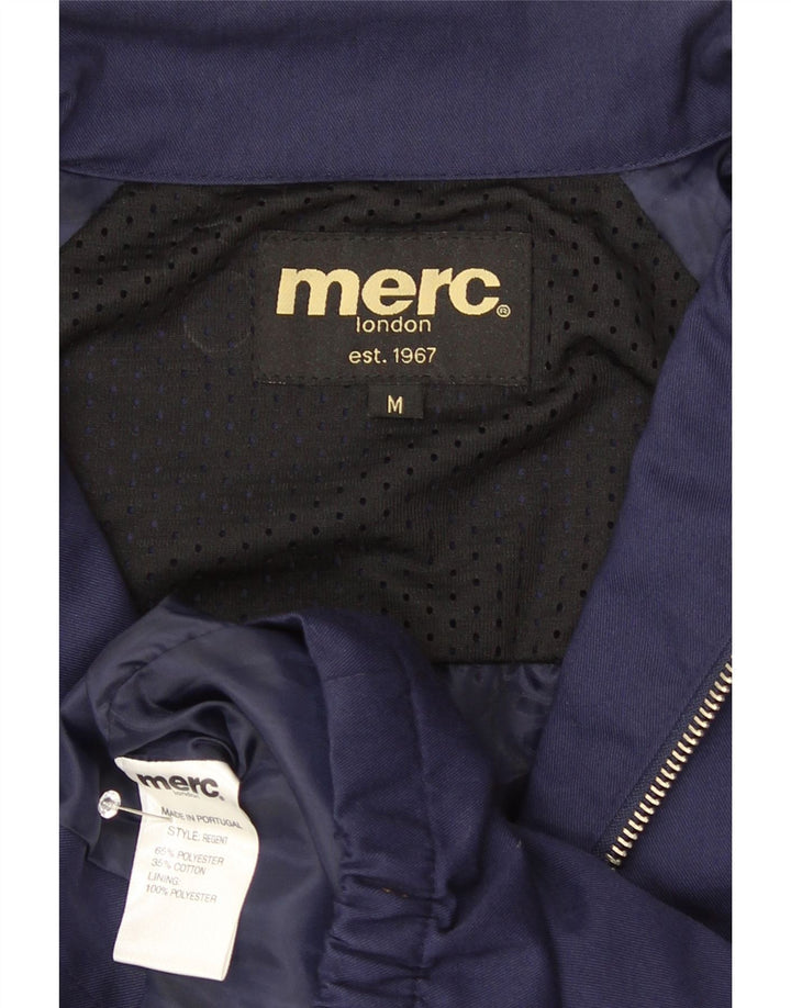 Merc Herren Bomberjacke UK 38 Medium Marineblau Polyester