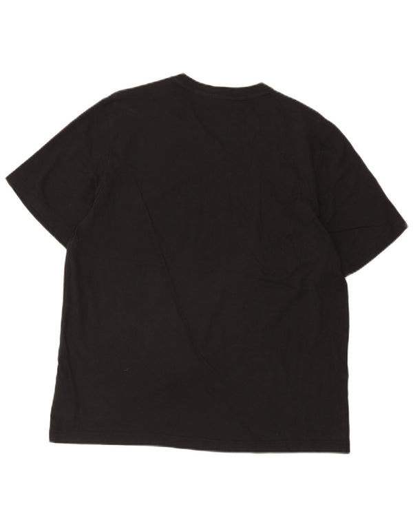 Adidas Herren T-Shirt Top Large Schwarz Baumwolle