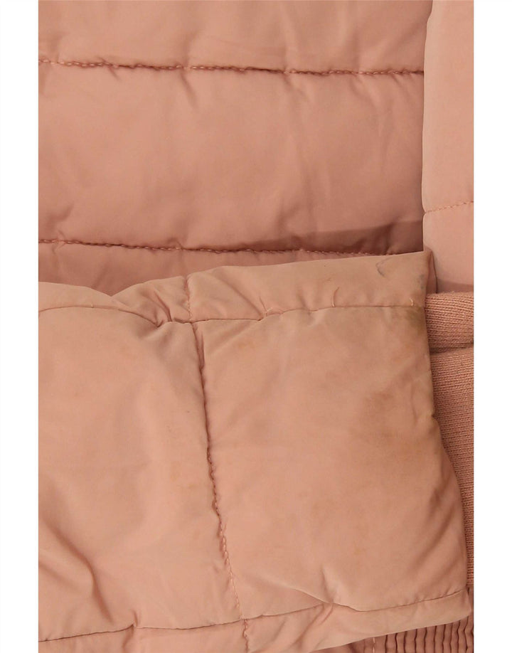 Zara Γυναικείο μπουφάν UK 12 Medium Pink Polyester