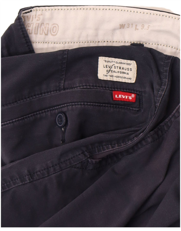 Levi's Chino Shorts til mænd W31 Medium Navyblå Bomuld