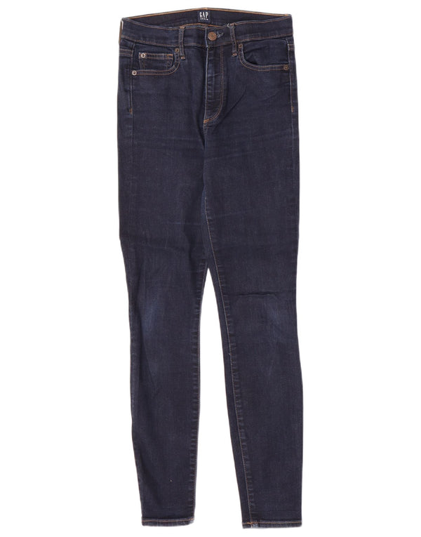 Gap Dame Skinny Jeans W26 L28 Marineblå Bomuld