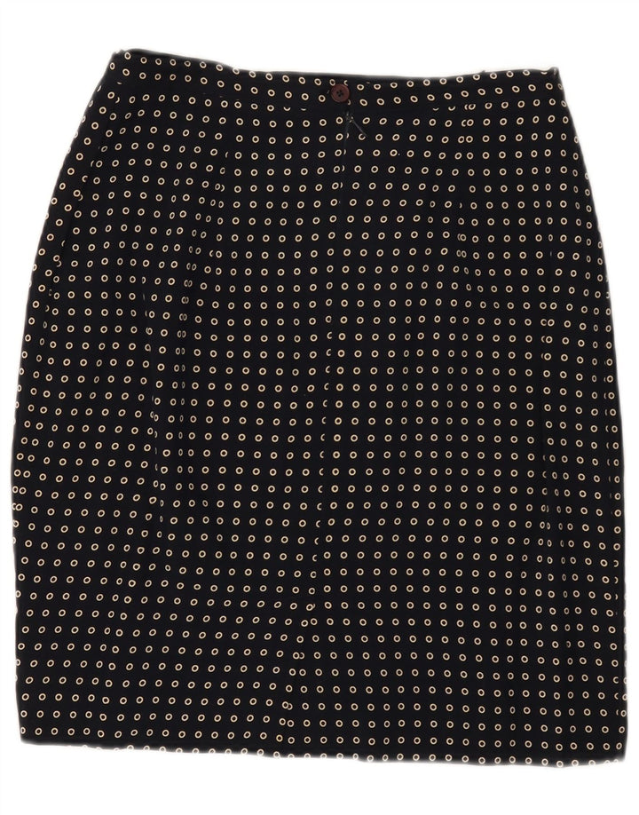 SUPERIOR Womens 2 Piece Skirt Set IT 44 Medium W30  Navy Blue Spotted