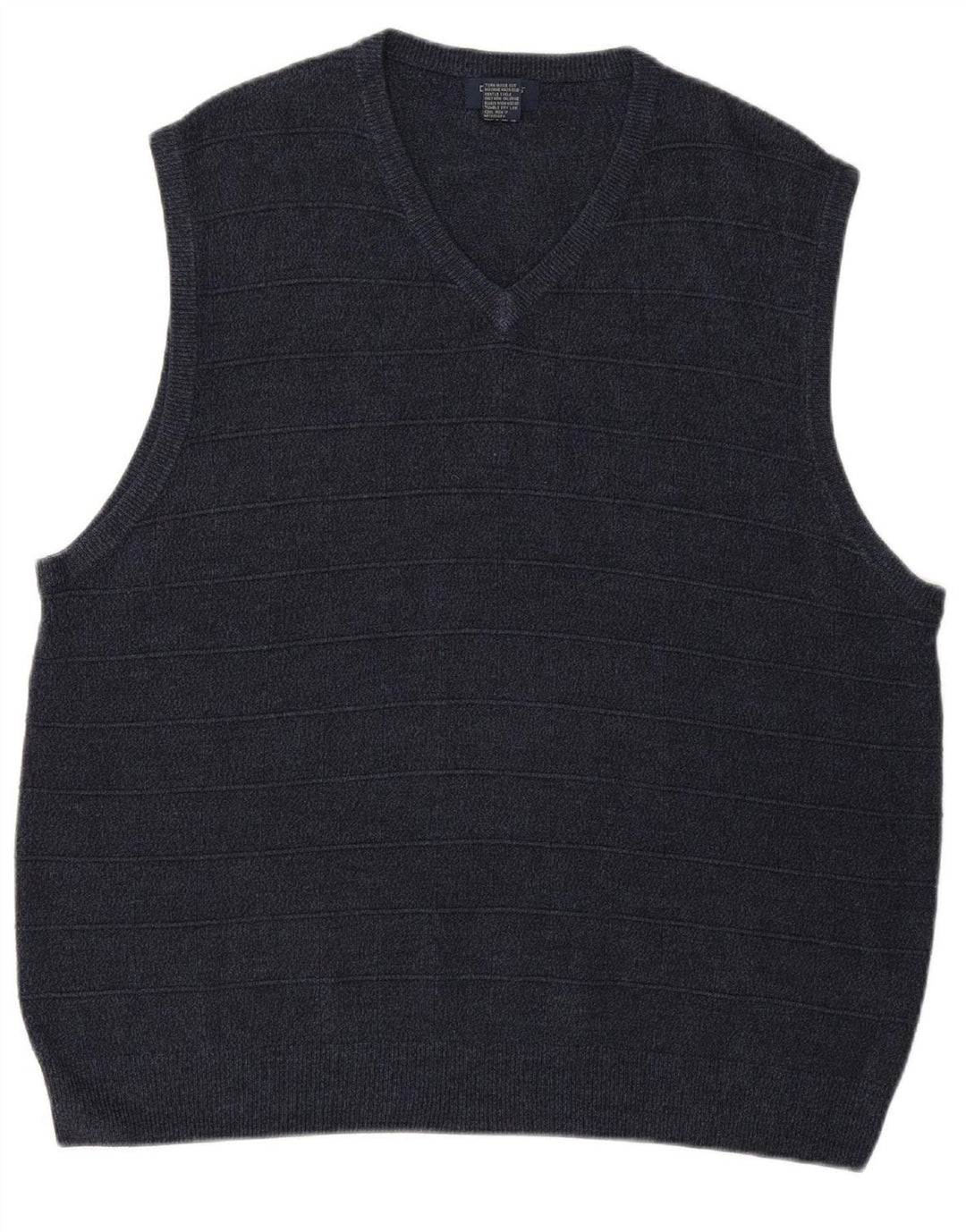 DOCKERS Mens Vest Tank Top 2XL Navy Blue Acrylic