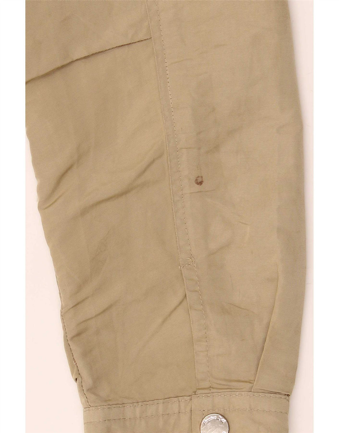 Massimo Dutti Womens Hooded Oversized Parka Jacket UK 6 XS Khaki