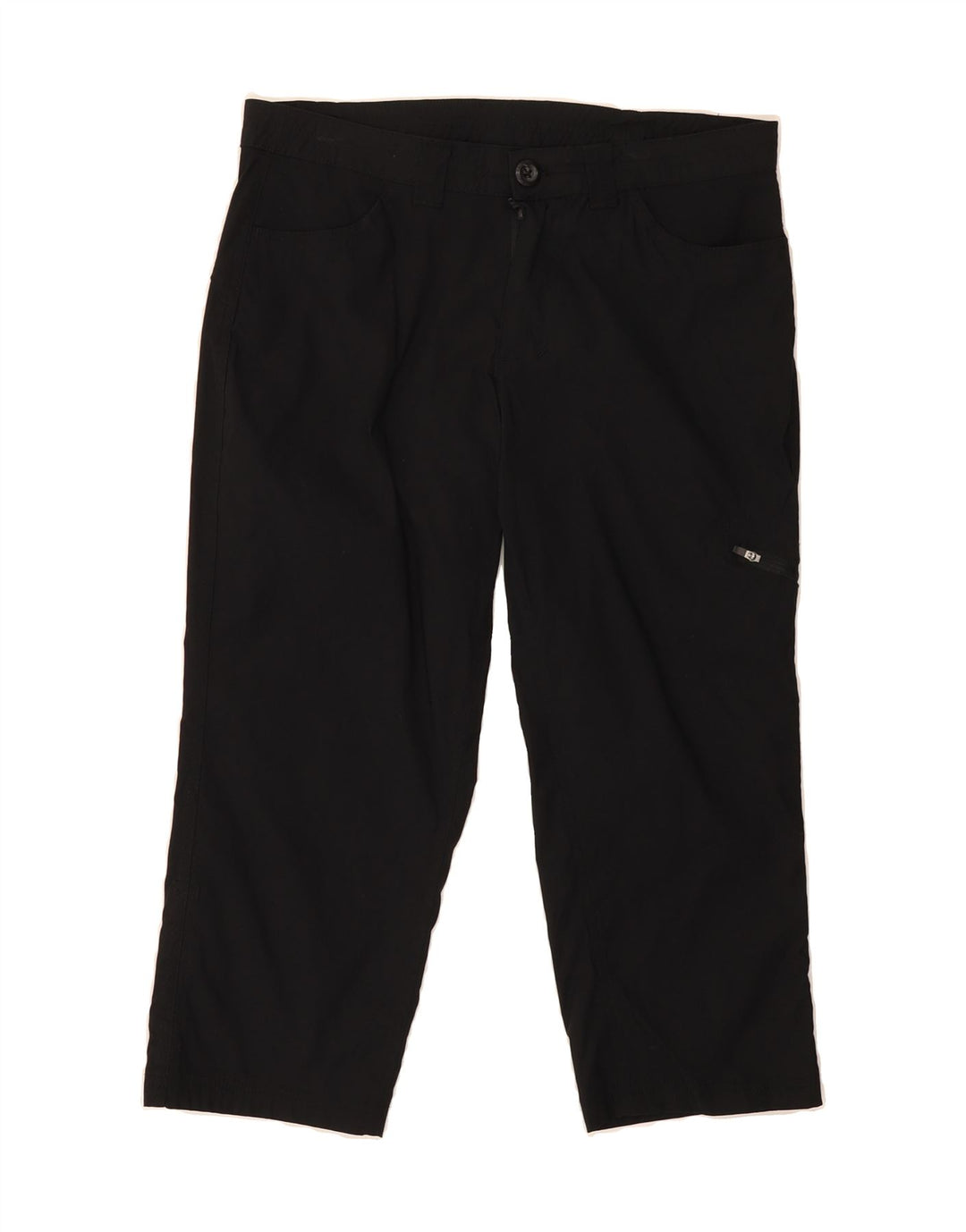 EDDIE BAUER Womens Straight Capri Cargo Trousers US 8 Medium W32 L20 Black Vintage Eddie Bauer and Second-Hand Eddie Bauer from Messina Hembry 