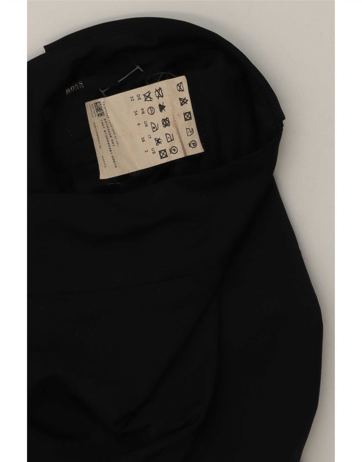 Hugo Boss Womens Pencil Skirt US 4 Small W26 Black