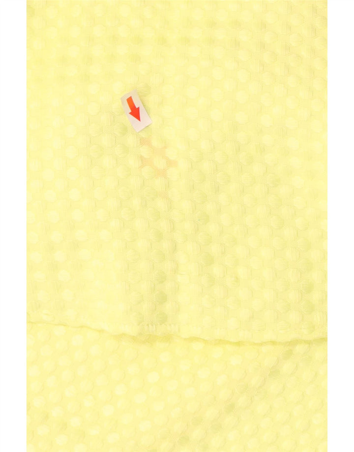 Paperlace Womens Sleeveless A-Line Dress UK 12 Medium  Yellow Polyester