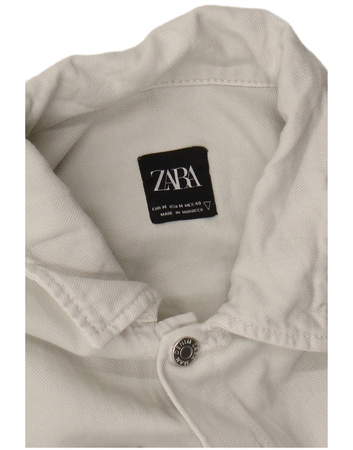 Zara Mens Shirt Medium Off White