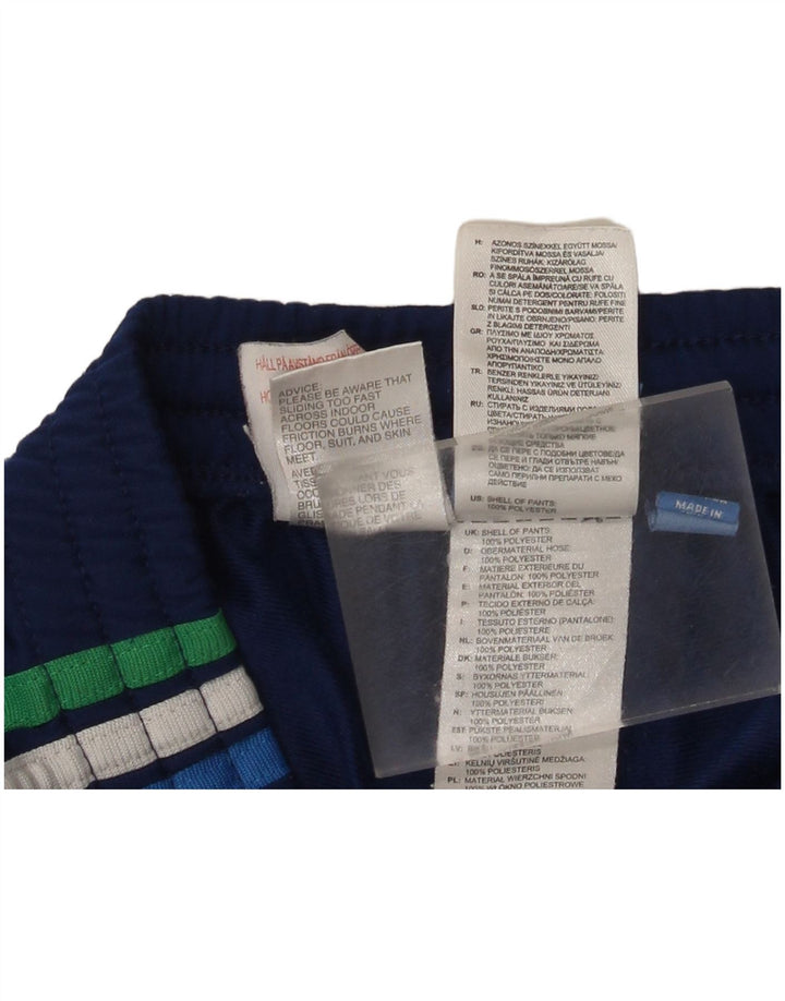 Adidas Pantalon de survêtement garçon Joggers 7-8 ans Bleu Polyester