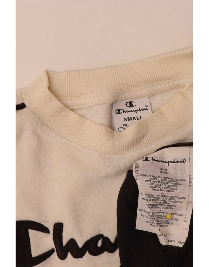 Felpa con grafica oversize da donna Champion UK 10 Small Nera