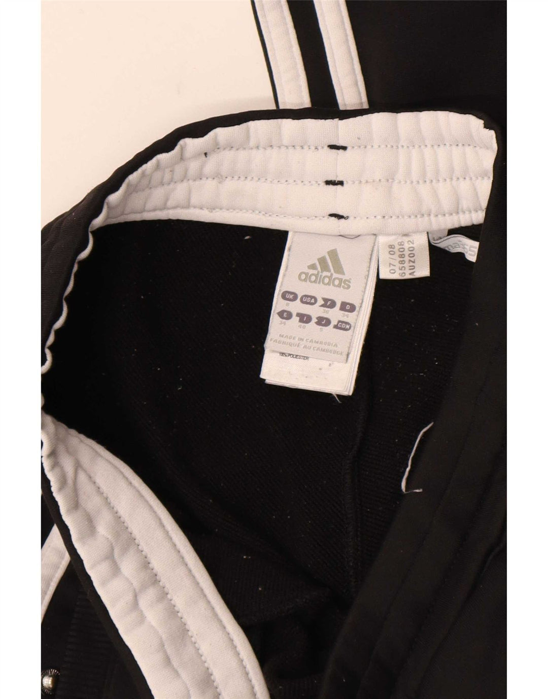 Adidas Womens Clima 365 Tracksuit Trousers UK 8 Small  Black Polyester