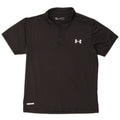 Under Armour Mens Heat Gear Polo Shirt XL Black Polyester