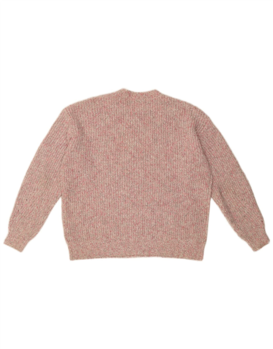 Marks & Spencer Dame sweater med rund hals DK 14 Medium Pink Flecked