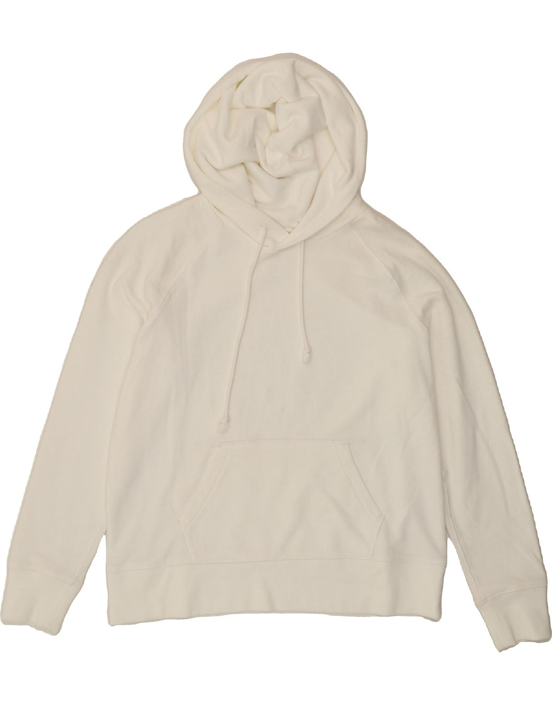 LEVI'S Womens Oversized Hoodie Jumper UK 10 Small White Vintage Levi's and Second-Hand Levi's from Messina Hembry 