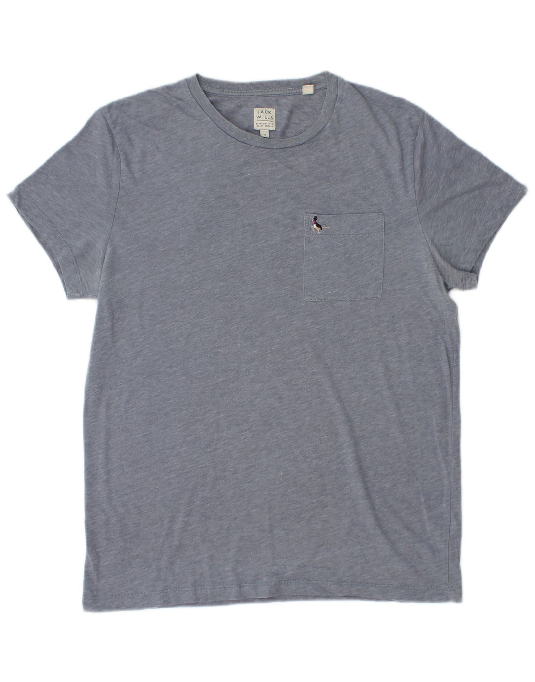 Ανδρικό T-Shirt JACK WILLS Top Medium Blue Flecked
