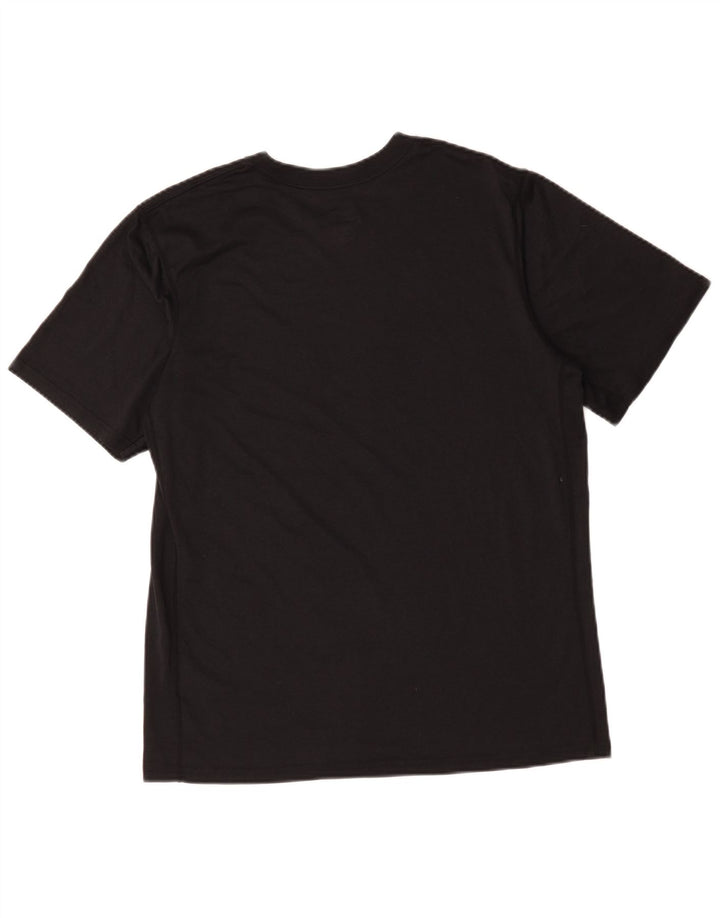 Nike Dri Fit majica kratkih rukava srednji crni poliester