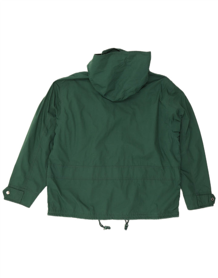 OXER Vindjakke med hætte til mænd UK 38 Medium Green Polyester