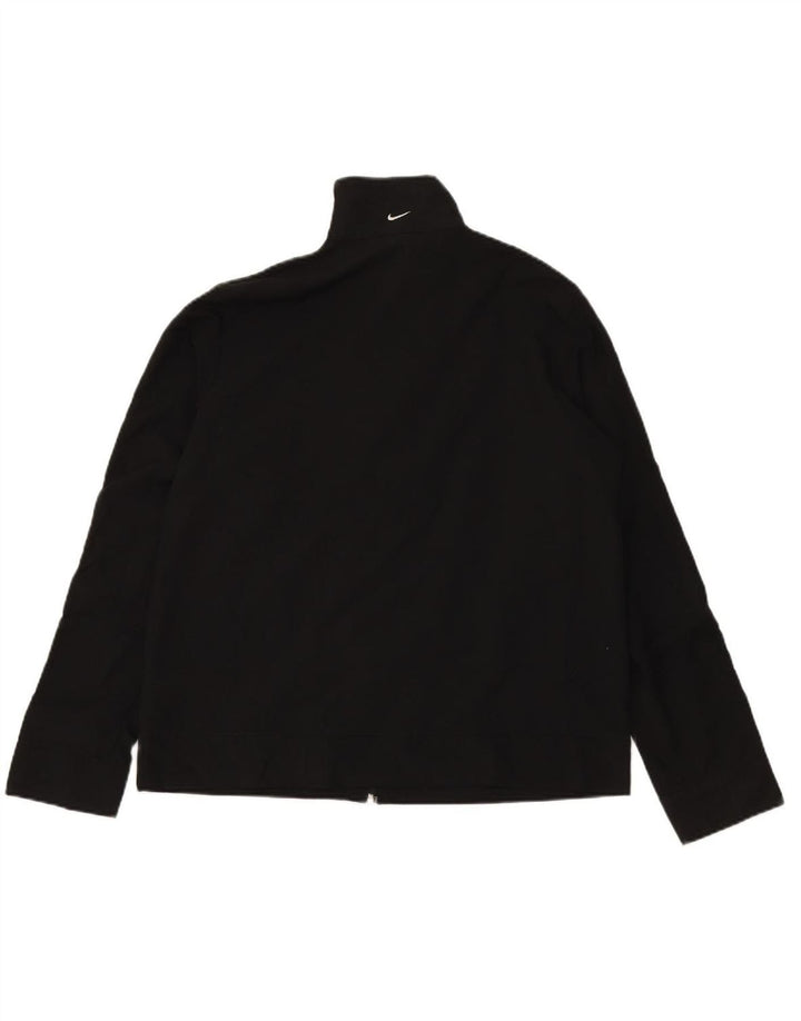 NIKE Womens Tracksuit Top Jacket US 16/18 XL Black Colourblock Polyester