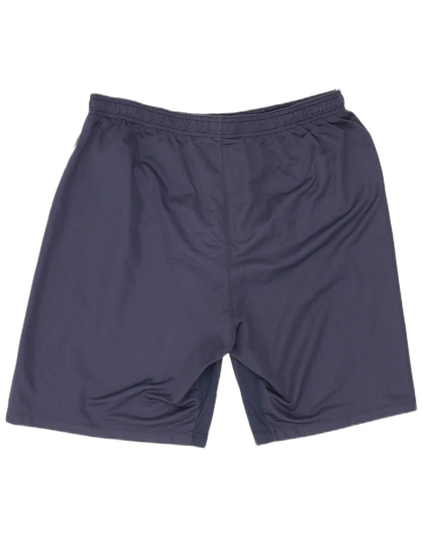 Nike Mens Dri Fit sport rövidnadrág XL sötétkék poliészter
