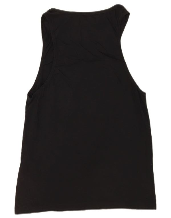 All Saints Mens Vest Top Small Black Cotton