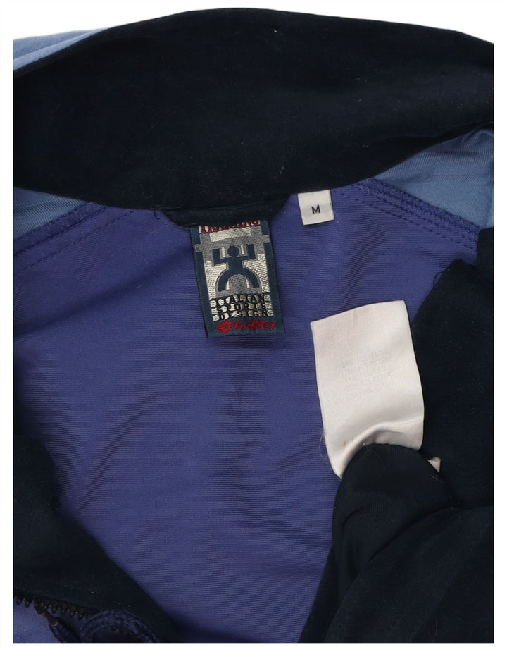 Lotto Herre Velour Fuld træningsdragt Medium Navy Blue Colourblock Polyester