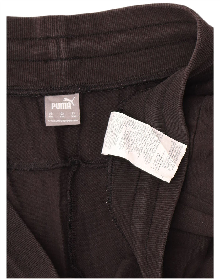 Puma Womens Graphic Sport Shorts 2XL  Black Cotton