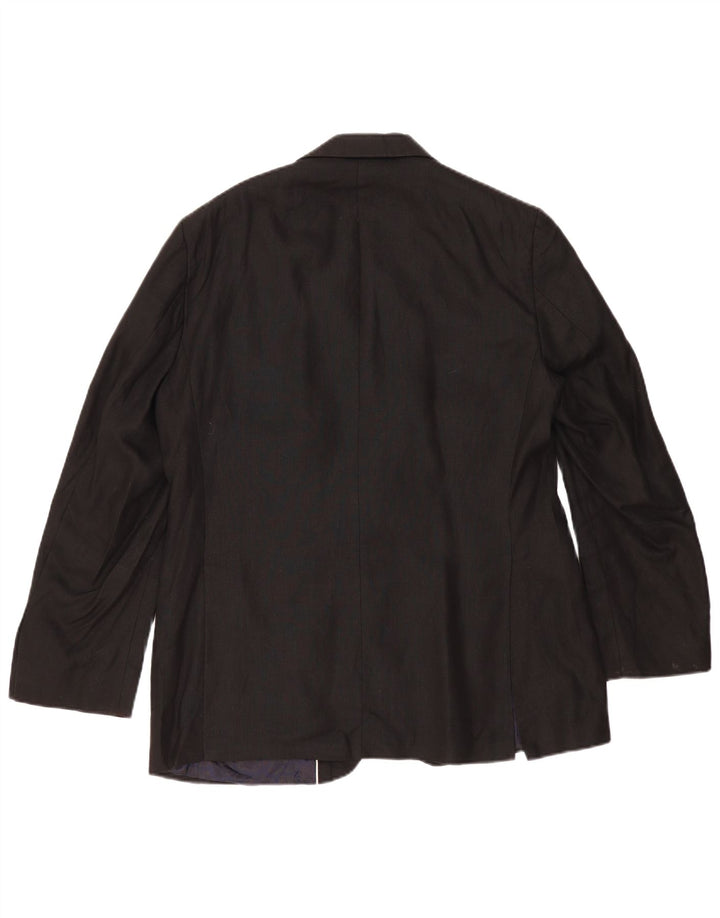 Marks & Spencer Herre 2-knaps blazerjakke UK 38 Medium sort linned
