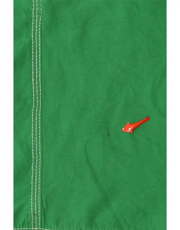 Superdry Mens Graphic Swimming Shorts XL Green Colourblock Polyester