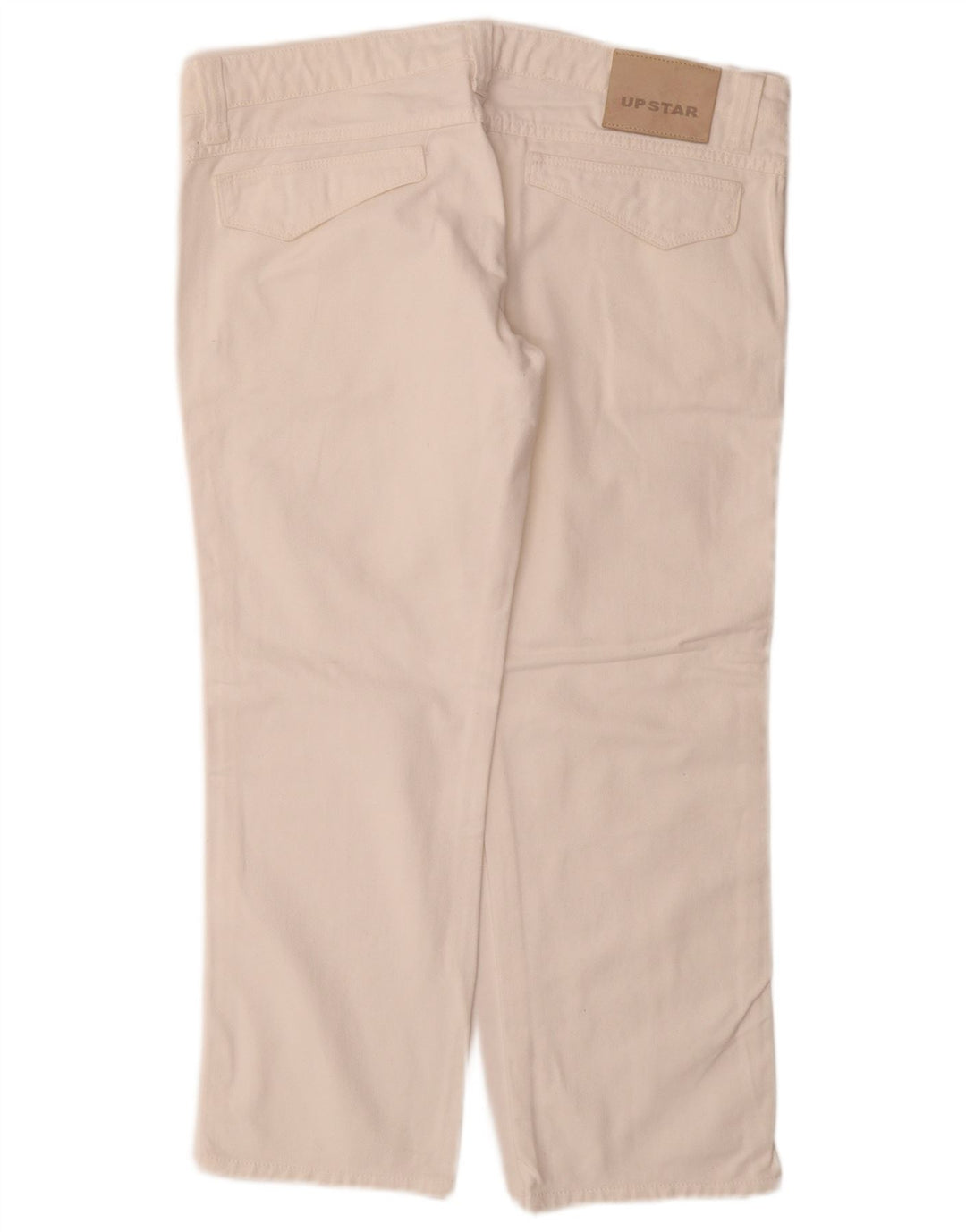 Upstar Damen Straight Jeans W32 L27 Weiße Baumwolle