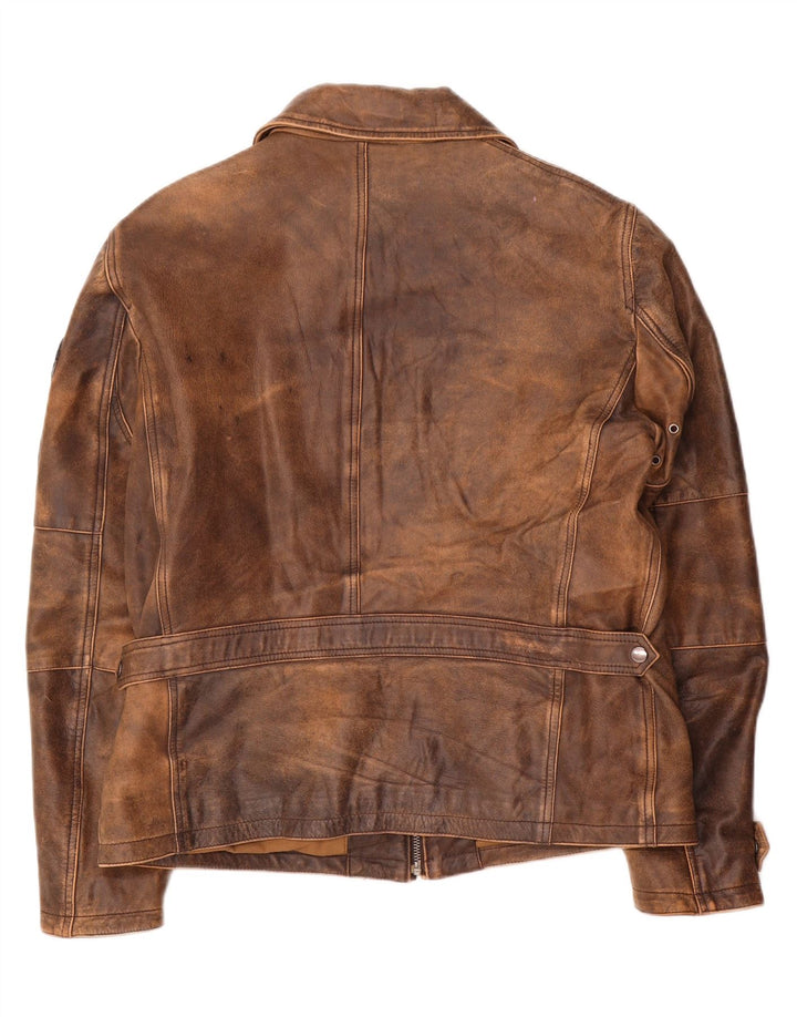 Conbipel Chaqueta De Cuero Hombre IT 54 XL Marrón