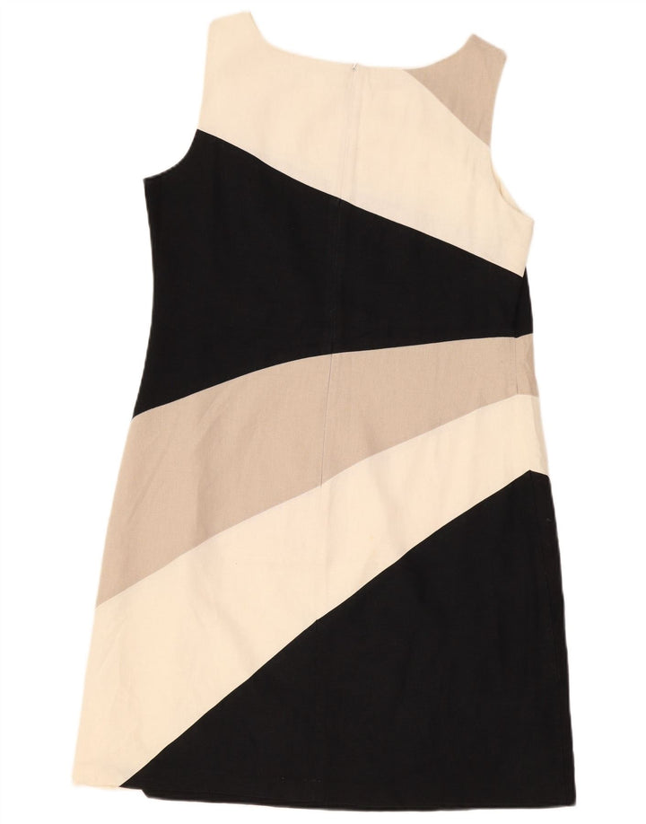 Marks & Spencer Womens Sheath Dress UK 14 Medium Multicoloured Colourblock