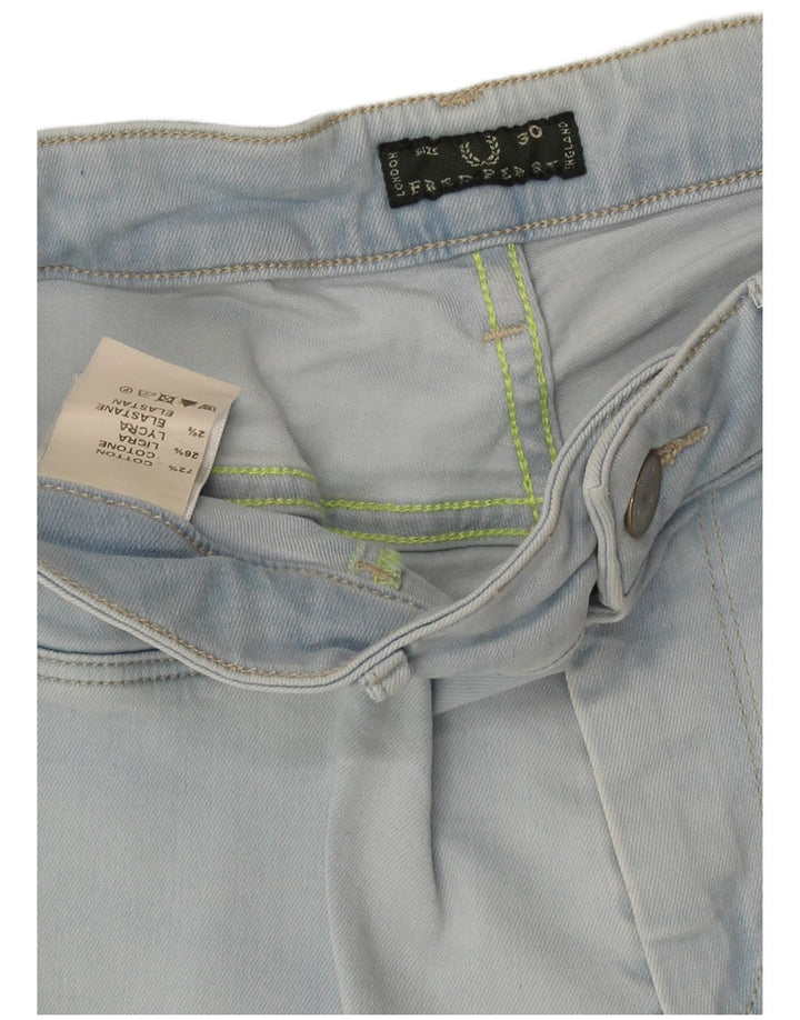 Fred Perry Womens Skinny Jeans W30 L30 Blue Cotton