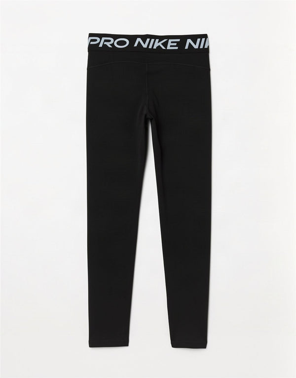 Leggings grafici Nike Dri Fit da donna UK 14 grandi neri
