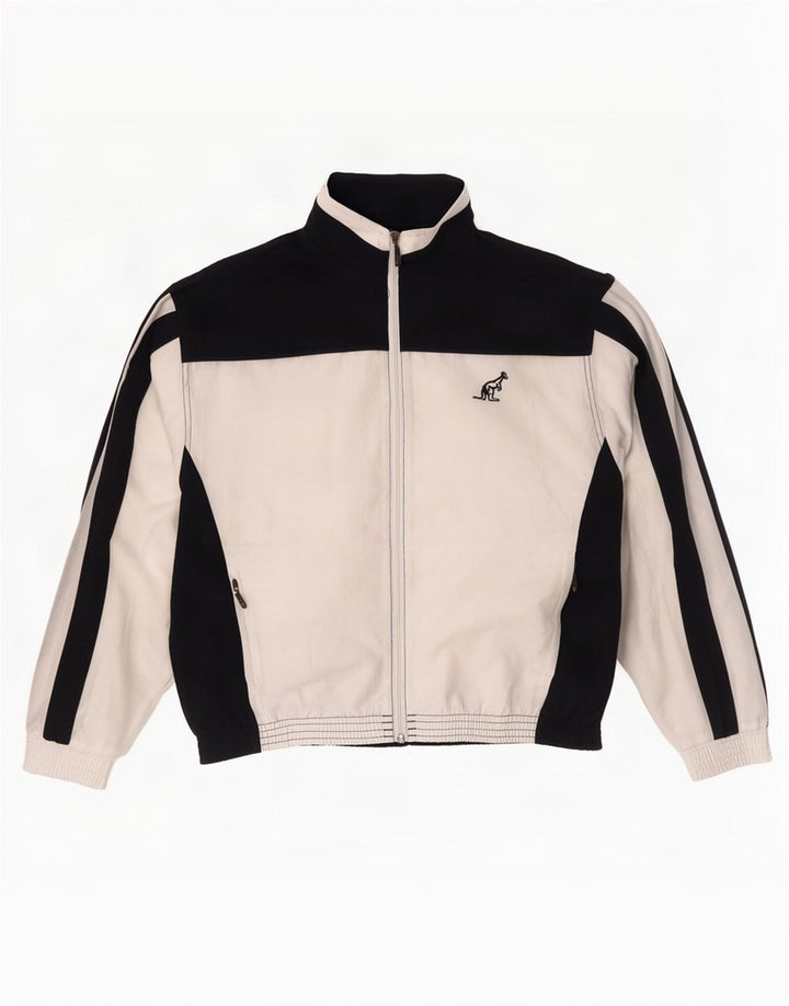 AUSTRALIAN L'ALPINA Mens Tracksuit Top Jacket Medium White Colourblock