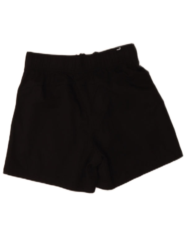 Puma Mens Graphic Sport Shorts Small Black Polyester