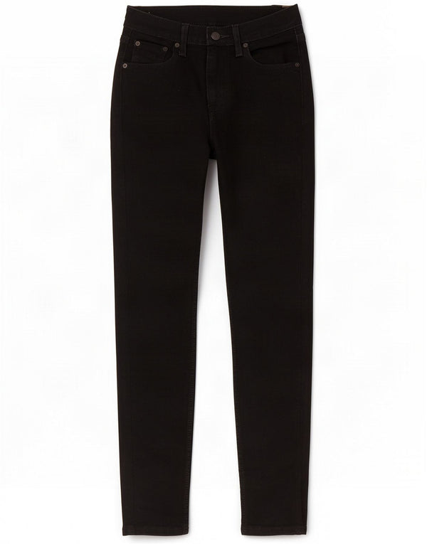 Levi's Mens 519 Hi-ball Super Skinny Jeans W30 L28 Algodão Preto