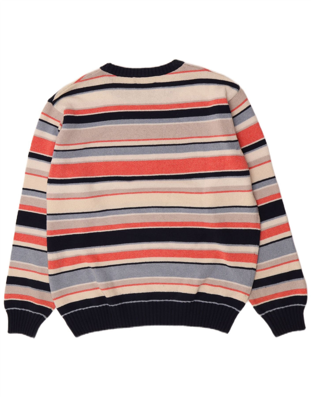 Il Granchio Mens Crew Neck Jumper Sweater Large Multicoloured Striped
