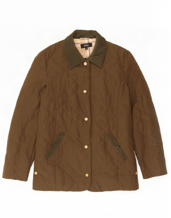 Marks & Spencer Chaqueta acolchada para mujer UK 12 Poliéster caqui medio