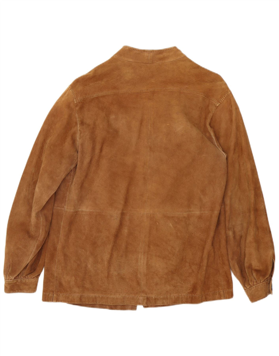 Vintage Womens Suede Jacket IT 42 Medium Brown
