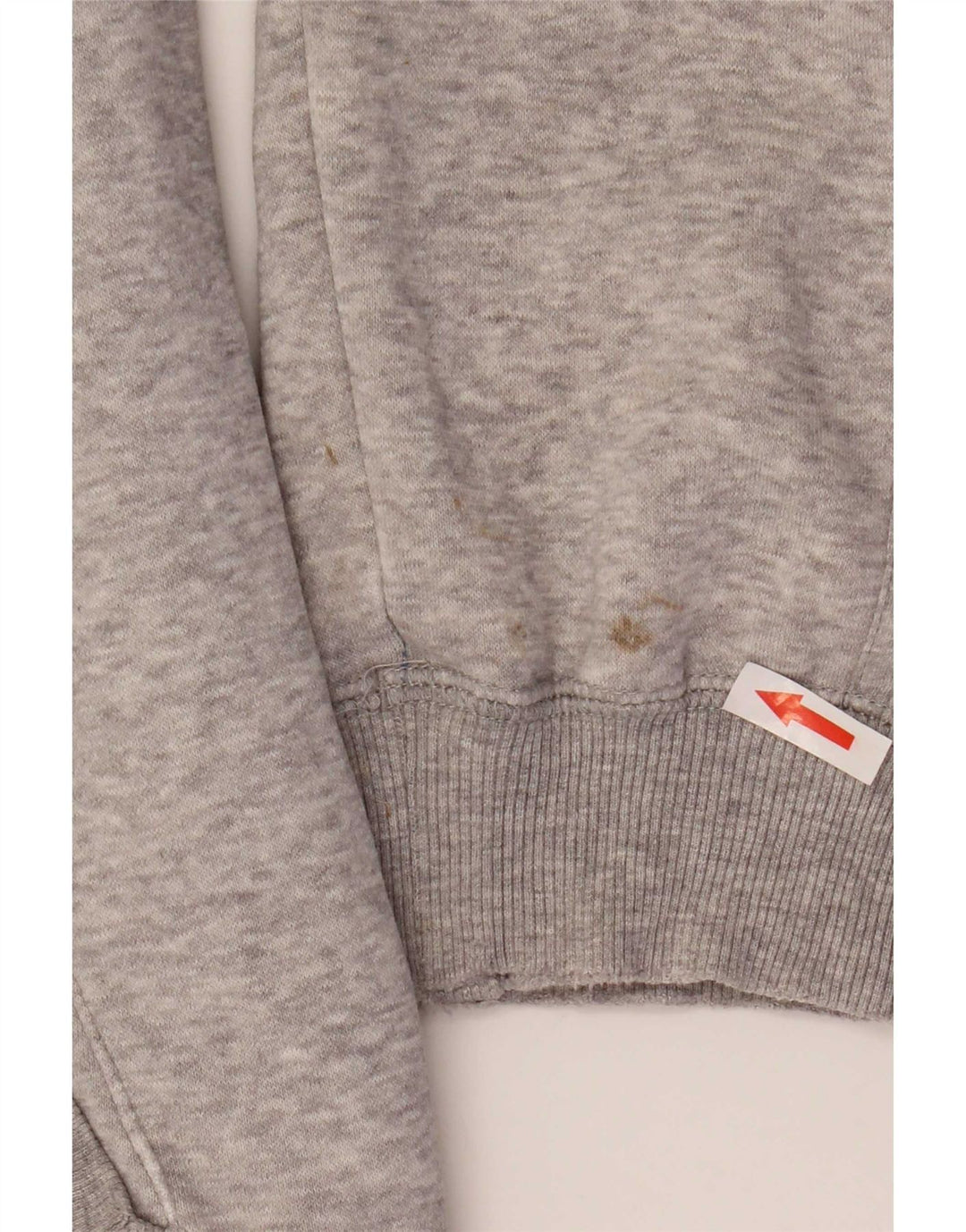 Adidas Mens Tracksuit Top Jacket XL Grey Flecked Cotton