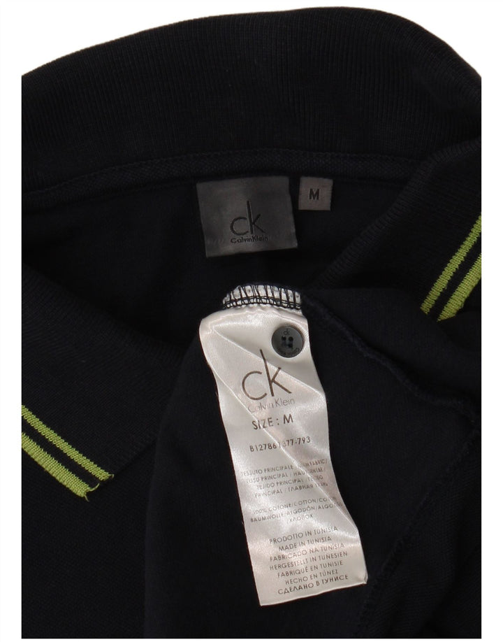 CALVIN KLEIN Herren Poloshirt Medium Marineblau Baumwolle