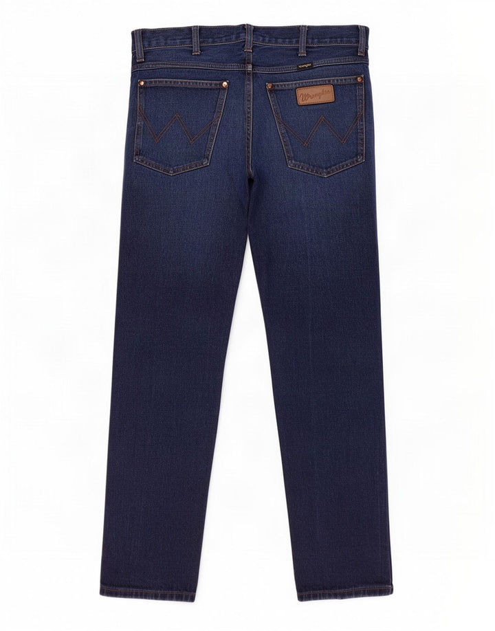 Wrangler Jean droit homme W32 L32 bleu coton