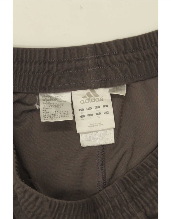 Adidas Mens Velour Tracksuit Trousers Joggers Large Grey Polyester