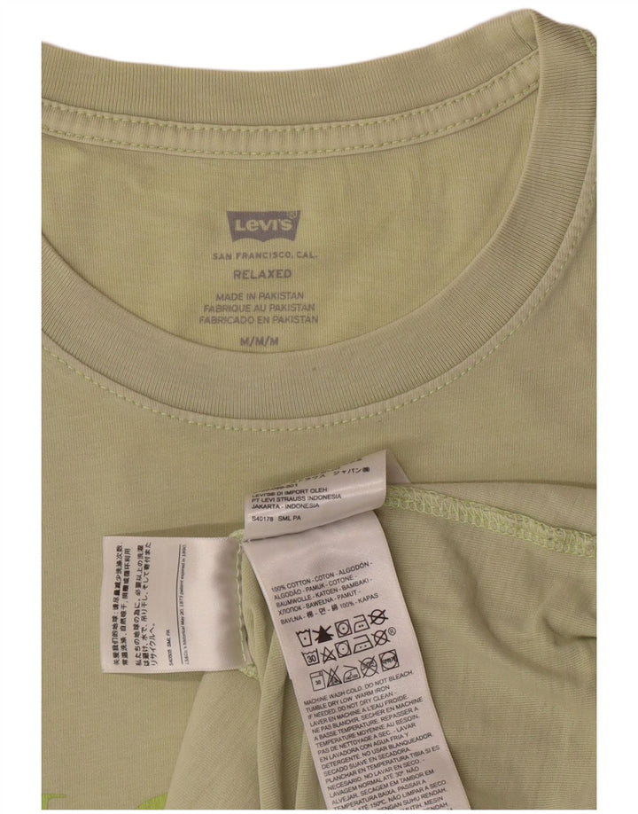 T-shirt grafica da uomo con vestibilità rilassata Levi's, cotone medio kaki