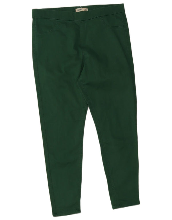Marks & Spencer Damen Kurze Freizeithose UK 16 Large W34 L26 Grün